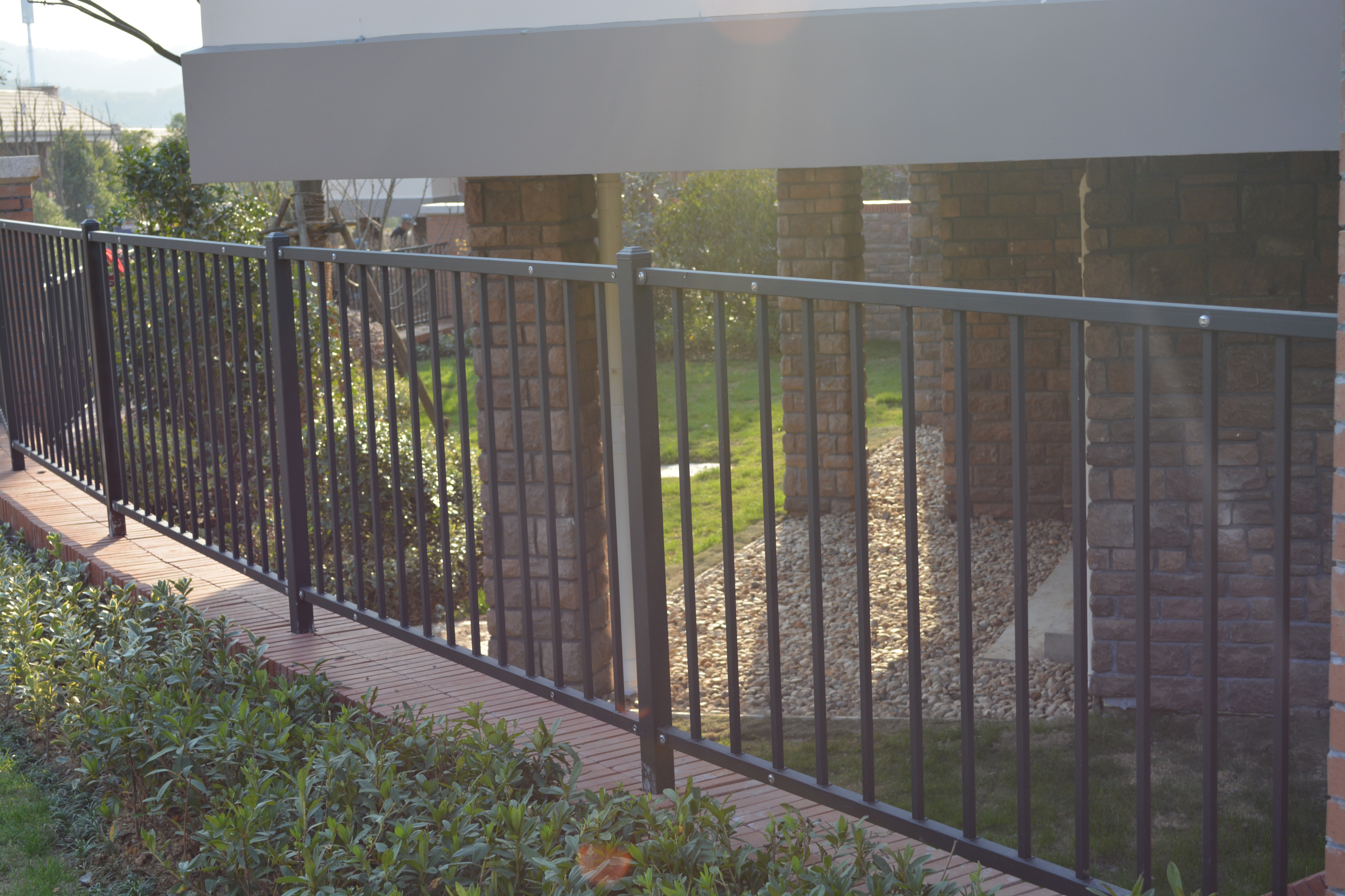 DIY Out Indoor Galvanized Steel Metal Balustrade Railing for Balcony And Deck 