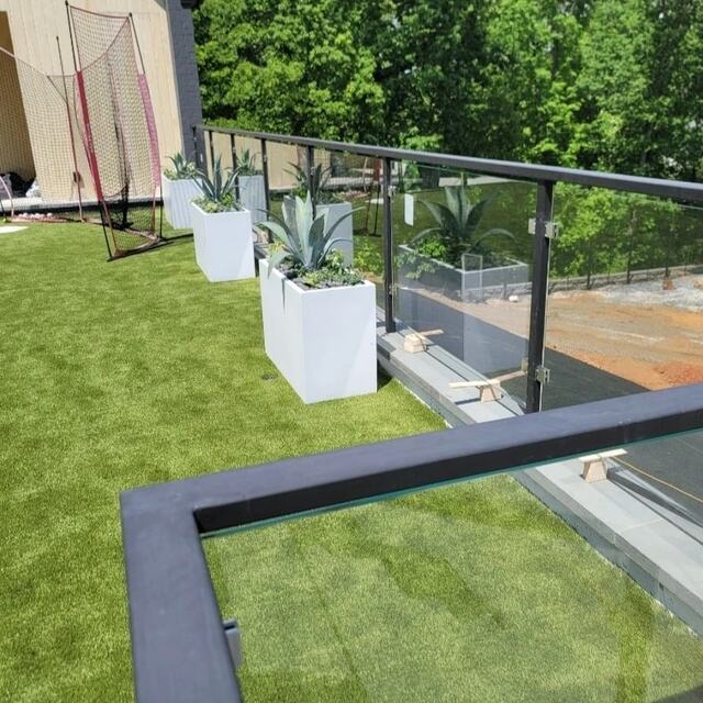 glass railing