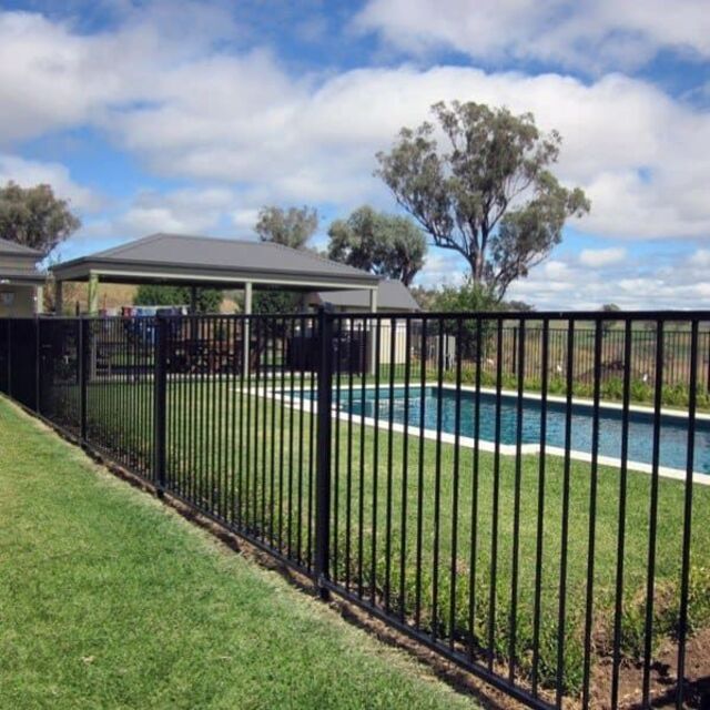 Home Security Steel Aluminum Metal Pool Fence And Walking Gate 