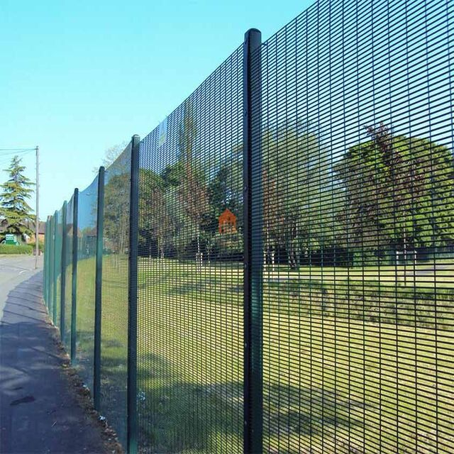 Heavy Gauge Small Hole Welded Wire Mesh Fence Anti Climb Security Fence 358 Fence