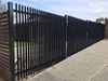 Decorative Garden Easy Assembly Powder Coated Aluminum DIY 3D Blade Fence