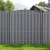 Commercial Uv-resistant Picket Waterproof Fire-resistant Woven Wpc Fence