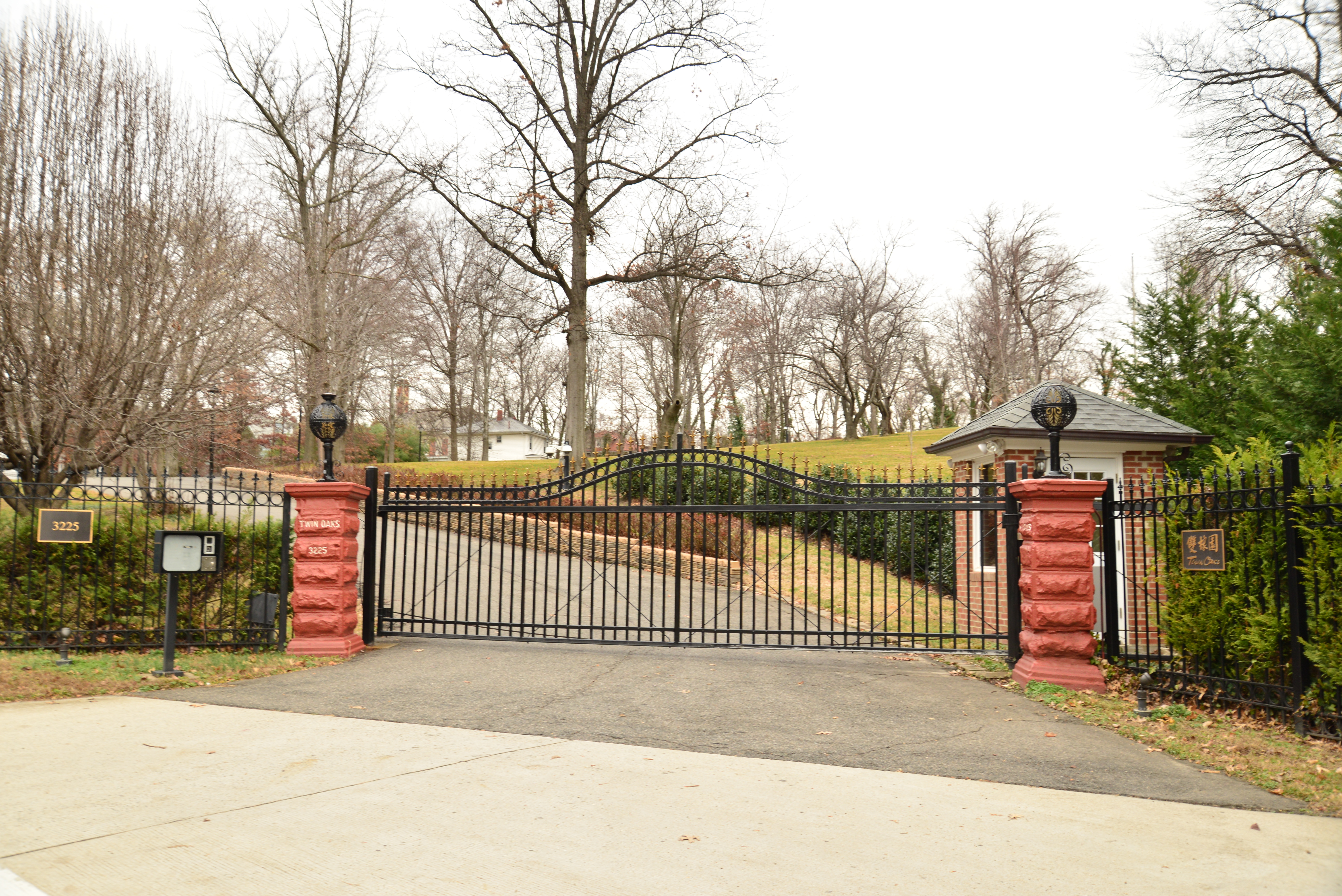 Custom Design Chainmesh Gate Single Walking Gate Security Gate Electric Driveway Gate Metal Aluminum Gate