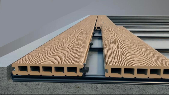 New Technology WPC 3D Embossed Composite Exterior Wpc Decking for Outdoor Floor