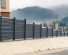 Modern Design Semi Privacy Aluminum Fixed Louver Fence