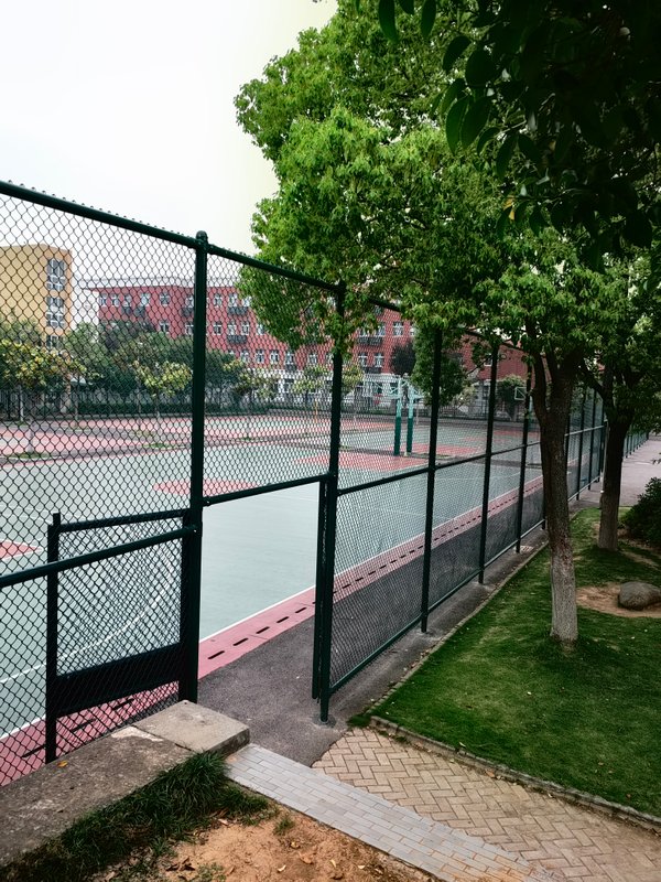 Easy Install Pvc Coated Galvanized Strong Wire Mesh Chain Link Fence for Tennis Court