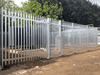 Galvanized and powder coated angle steel Europe style palisade fence panels