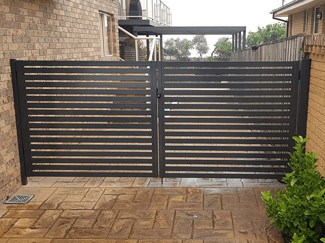 Custom Design Pre-assembled Aluminum Pedestrian Gate Walking Gate 