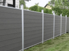 OEM/ODM wood plastic composite wpc fence boards with trellis co-extrusion home garden fence panels better than vinyl pvc fence