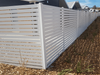 customization garden decorative metal Aluminum Privacy horizontal Slat Screen Fence Panel