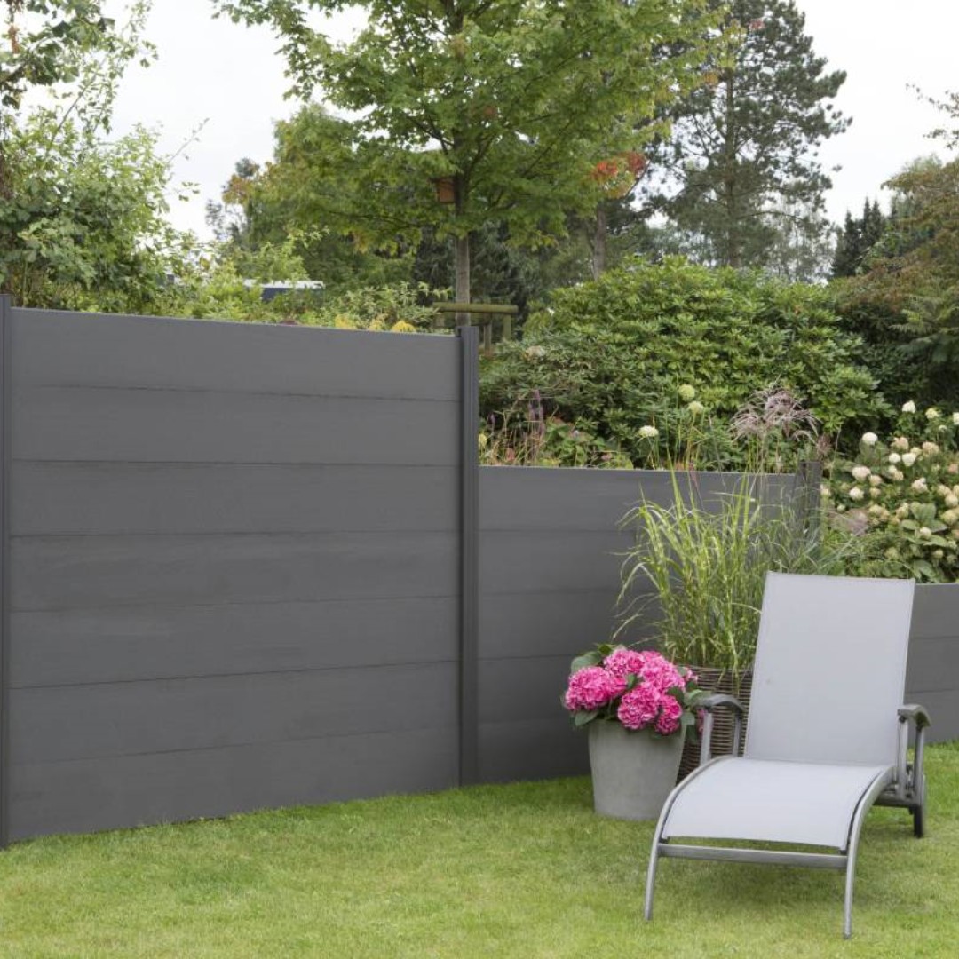 3D Co-extrusion Panels Rot-resistant Privacy Residential WPC Fence