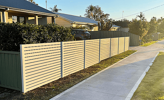 aluminum privacy fence